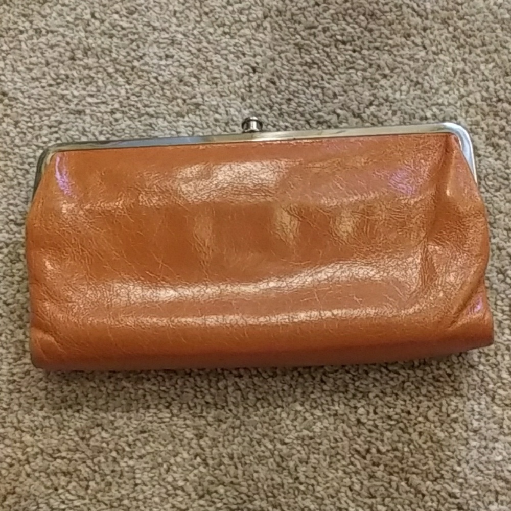 Hobo lauren wallet. Burnt Orange.